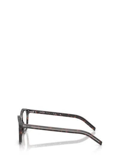 Prada Round-frame Tortoiseshell Glasses In Multi