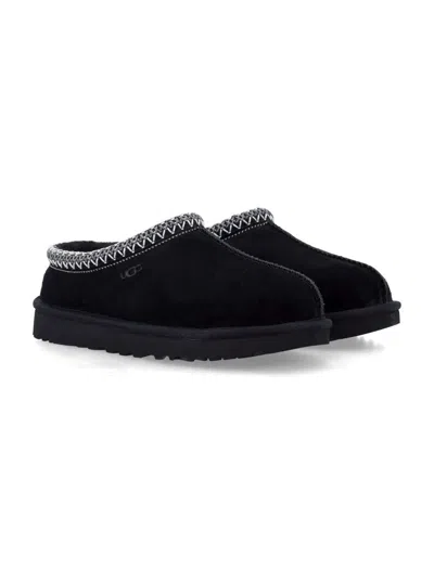Ugg 40mm Tazz Shearling Platform Loafers In Black