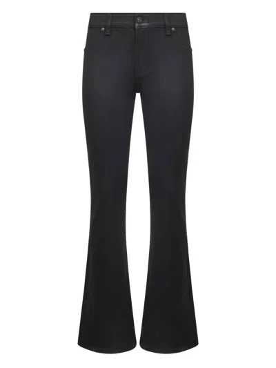 7 For All Mankind Tailorless Bootcut Clothing In Black