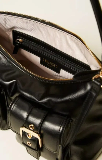 Twinset Shoulder Bag  Woman Color Black In Black