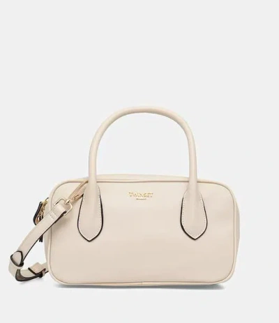 Twinset Top-handle Zip-fastening Bag In Neutral