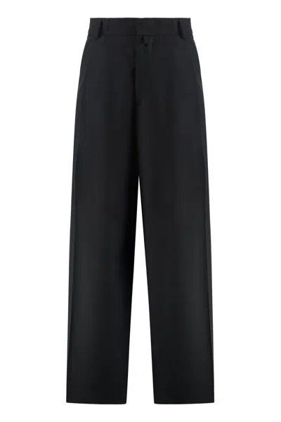 Dries Van Noten Casual Pants With Belt Loops In Black