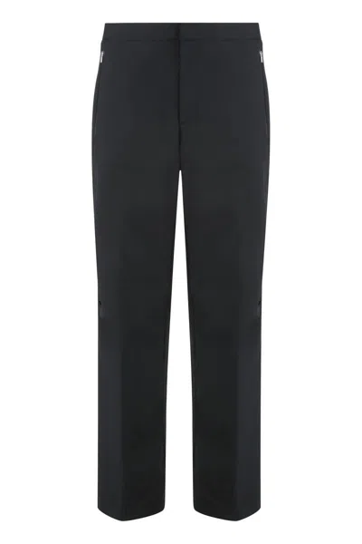 Herno Laminar Trousers In Mixed Wool In Gray