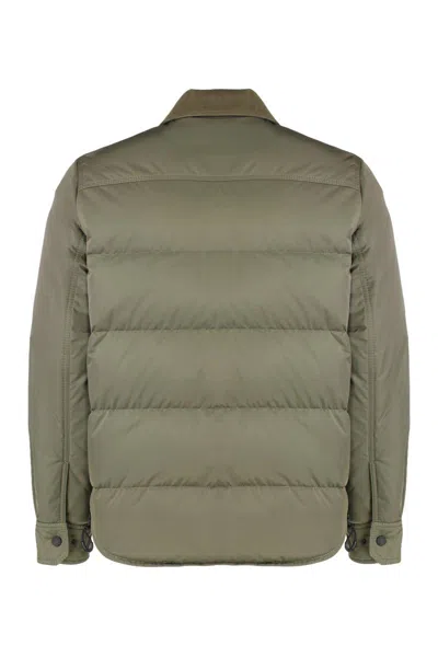 Moncler Versatile Long Sleeve Utility Jacket In Green