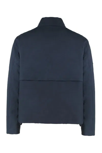 K-way Antheo Jacket In Technical Fabric In Blue