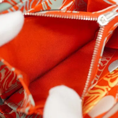 Pre-owned Hermes Capucine White Coin Purse/coin Case ()