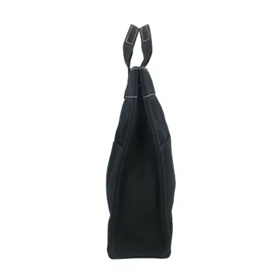 Pre-owned Hermes Deauville Black Cotton Canvas Tote Bag ()