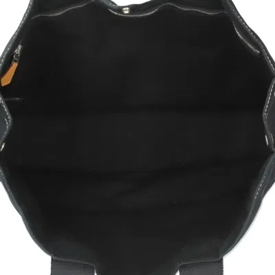 Pre-owned Hermes Deauville Black Cotton Canvas Tote Bag ()