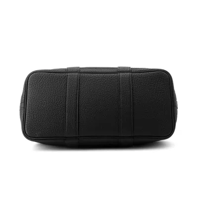 Pre-owned Hermes Garden Black Negonda Leather Tote Bag ()