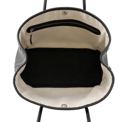 Pre-owned Hermes Garden Black Negonda Leather Tote Bag ()