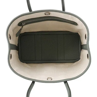 Pre-owned Hermes Garden Silver Negonda Leather Tote Bag ()