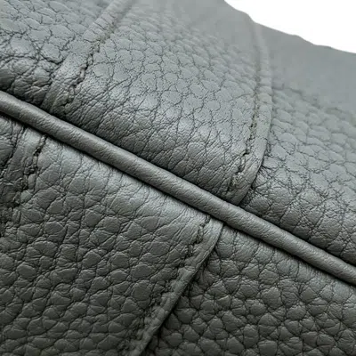 Pre-owned Hermes Garden Silver Negonda Leather Tote Bag ()