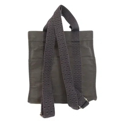 Pre-owned Hermes Gray Canvas Backpack ()