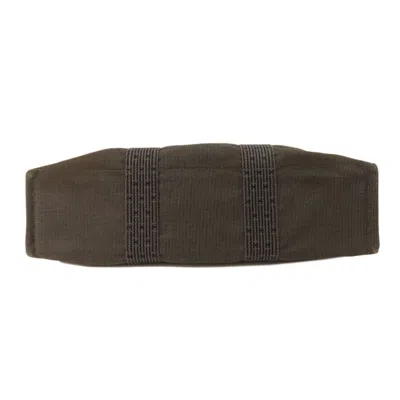 Pre-owned Hermes Her Line Gray Canvas Tote Bag ()