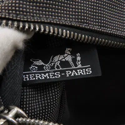 Pre-owned Hermes Her Line Gray Canvas Tote Bag ()