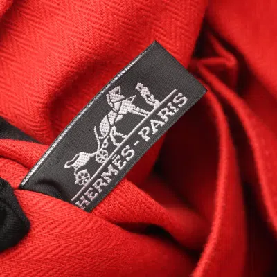 Pre-owned Hermes Red Color Veau Derma Tote Bag ()