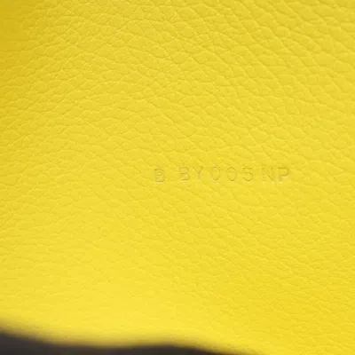 Pre-owned Hermes Soufre Yellow Evercalf Leather Long Wallet (bi-fold) ()