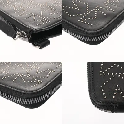 Pre-owned Jimmy Choo Black Leather Clutch Bag ()