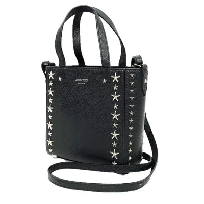 Pre-owned Jimmy Choo Black Leather Shoulder Bag ()
