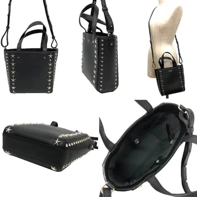 Pre-owned Jimmy Choo Black Leather Shoulder Bag ()