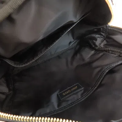 Pre-owned Jimmy Choo Black White Nylon Backpack () In Multi