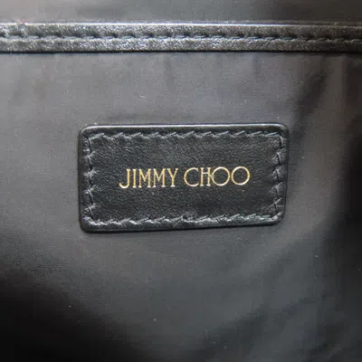 Pre-owned Jimmy Choo Black White Nylon Backpack () In Multi