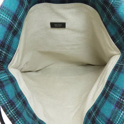 Pre-owned Jimmy Choo Green Canvas Backpack ()