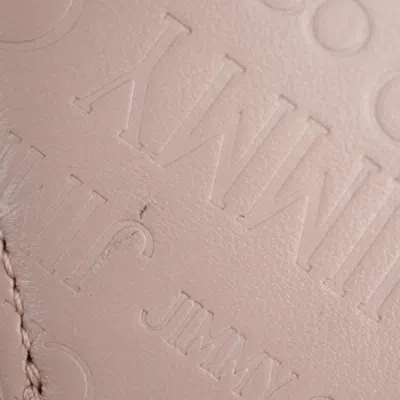 Pre-owned Jimmy Choo Pink Embossed Long Wallet (bi-fold) ()