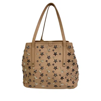 Pre-owned Jimmy Choo Pink Leather Tote Bag ()