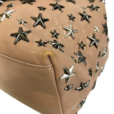 Pre-owned Jimmy Choo Pink Leather Tote Bag ()