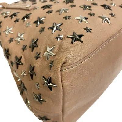 Pre-owned Jimmy Choo Pink Leather Tote Bag ()