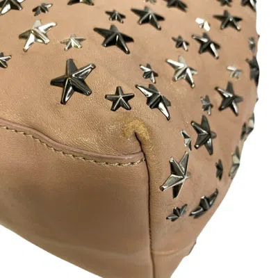 Pre-owned Jimmy Choo Pink Leather Tote Bag ()