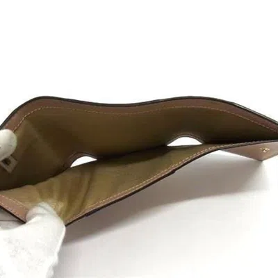 Pre-owned Jimmy Choo Red Color Leather Coin Purse/coin Case ()