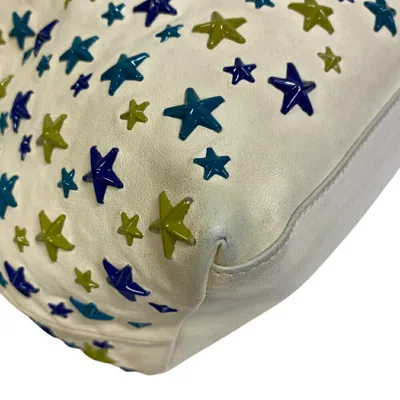 Pre-owned Jimmy Choo White Leather Tote Bag ()