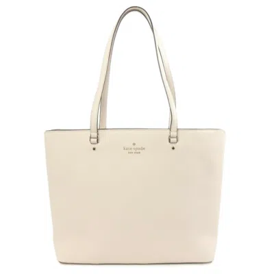 Pre-owned Kate Spade White Pvc Tote Bag ()
