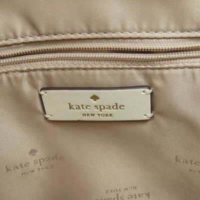 Pre-owned Kate Spade White Pvc Tote Bag ()