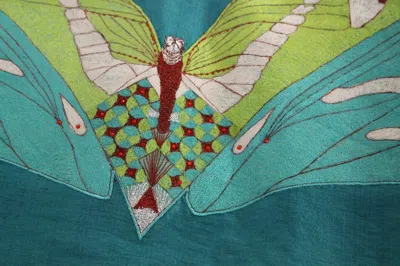 Lanre Da Silva Ajayi Green Above Knee Mini Women's Dress In Green