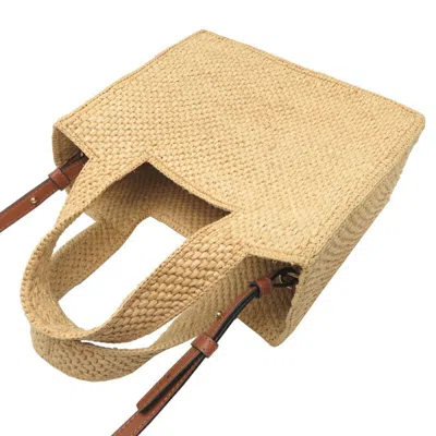 Pre-owned Loewe Beige Raffia Tote Bag () In Sand