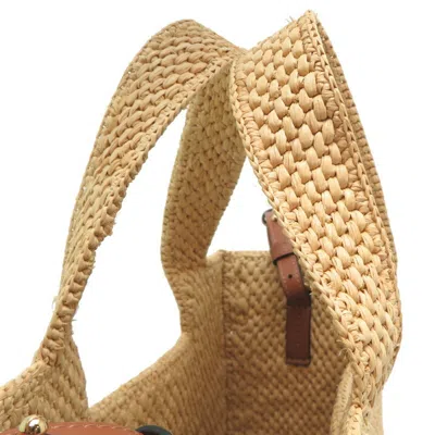Pre-owned Loewe Beige Raffia Tote Bag () In Sand