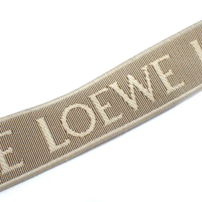 Pre-owned Loewe Beige Sand Jacquard Leather Shoulder Bag ()