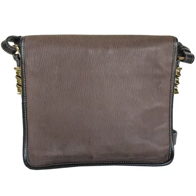 Pre-owned Loewe Black Brown Leather Shoulder Bag () In Multi