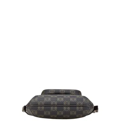 Pre-owned Loewe Black Brown Pvc Leather Shoulder Bag () In Multi