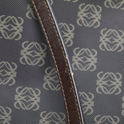 Pre-owned Loewe Black Brown Pvc Leather Shoulder Bag () In Multi