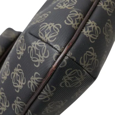 Pre-owned Loewe Black Brown Pvc Leather Shoulder Bag () In Multi