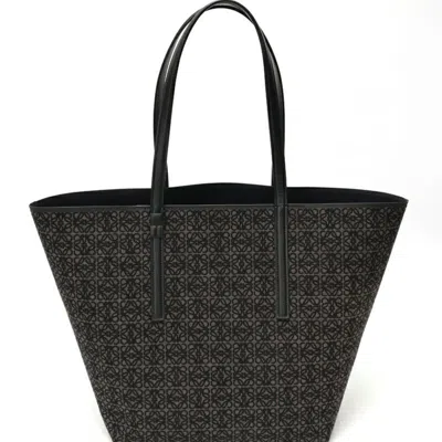 Pre-owned Loewe Black Canvas Tote Bag ()