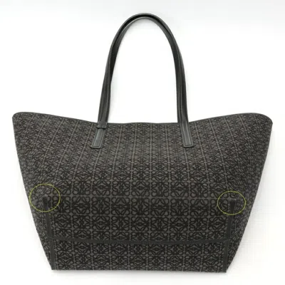 Pre-owned Loewe Black Canvas Tote Bag ()