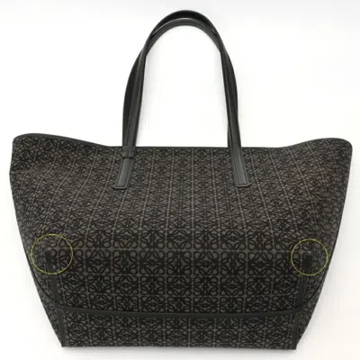 Pre-owned Loewe Black Canvas Tote Bag ()