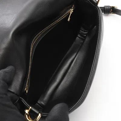 Pre-owned Loewe Black Leather Shoulder Bag ()