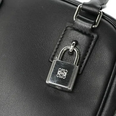 Pre-owned Loewe Black Leather Shoulder Bag ()