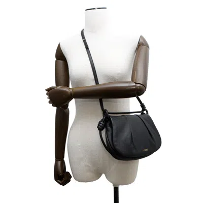 Pre-owned Loewe Black Leather Shoulder Bag ()